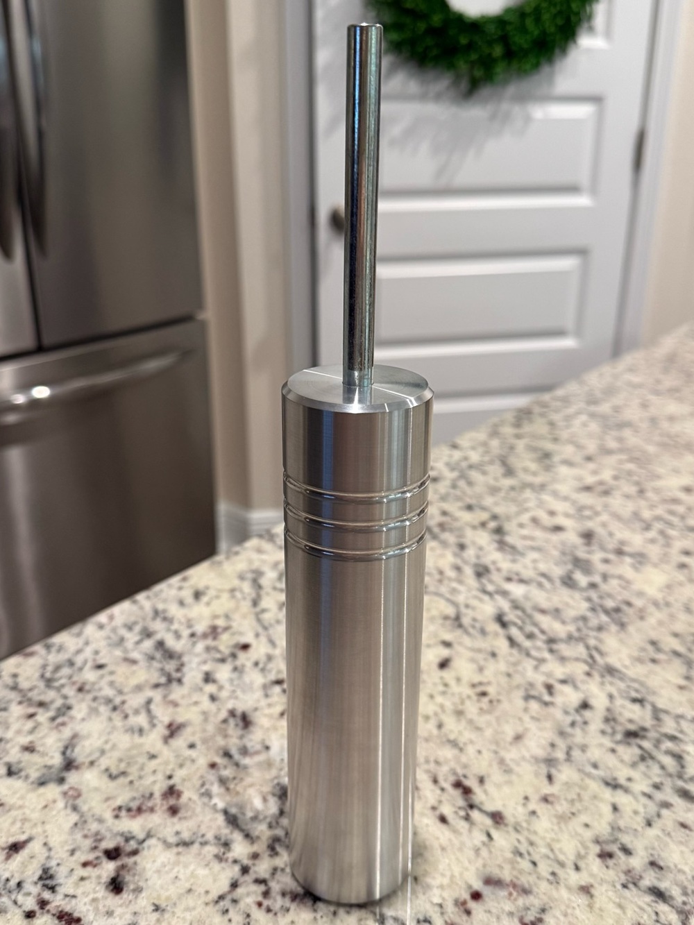 Brushed Metal gym pin for weight training